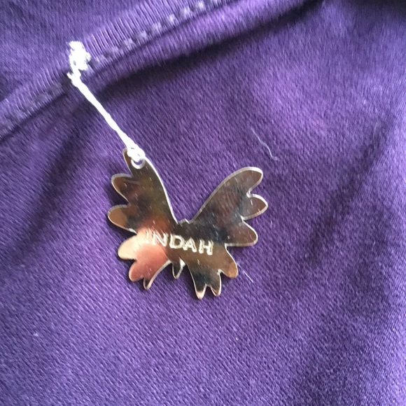 Indah KISS Crochet Dress Purple XS - Picture 5 of 6